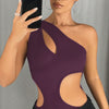 One-Shoulder Cut-Out Statement Bodysuit