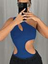 One-Shoulder Cut-Out Statement Bodysuit