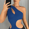 One-Shoulder Cut-Out Statement Bodysuit
