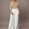 Women's Ruched Wrap Sweetheart Neck Bodysuit