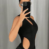 One-Shoulder Cut-Out Statement Bodysuit