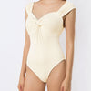 Twist Front Sweetheart Neck Bodysuit