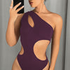 One-Shoulder Cut-Out Statement Bodysuit
