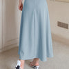 Women's High-Waist A-Line Midi Skirt