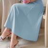 Women's High-Waist A-Line Midi Skirt