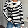 Daisy Stripe Knit Top