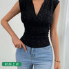 Midnight Spark Wrap Top