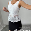 Grace Lace Peplum Top