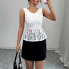 Grace Lace Peplum Top