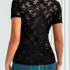 Scallop Lace Fitted Top