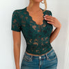 Scallop Lace Fitted Top