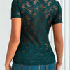 Scallop Lace Fitted Top