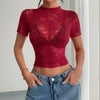 Floral Lace Mesh Top