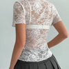 Floral Lace Mesh Top