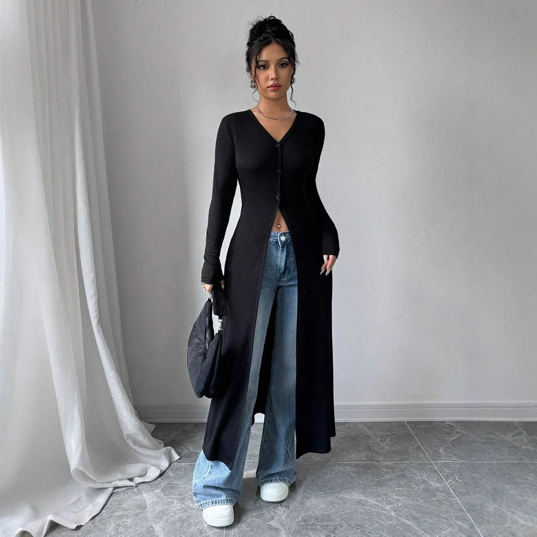 Longline Split Front Top