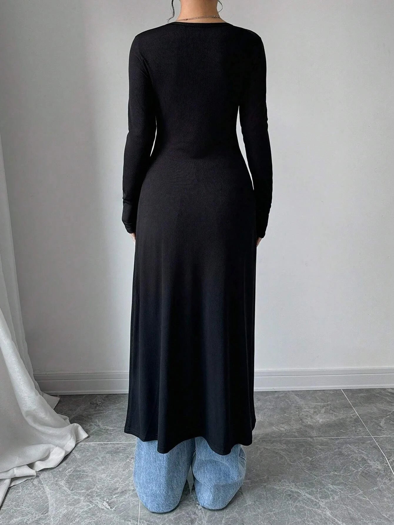 Longline Split Front Top