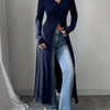 Longline Split Front Top