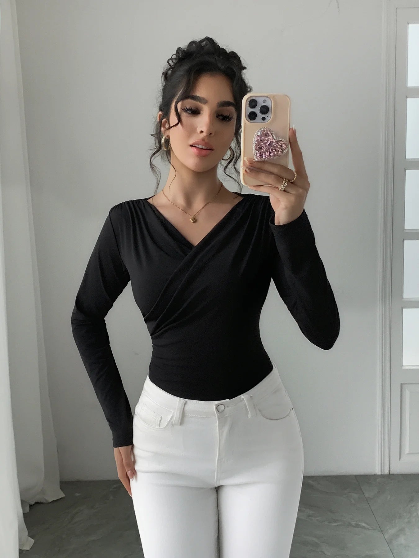 Ruched Off-Shoulder Top