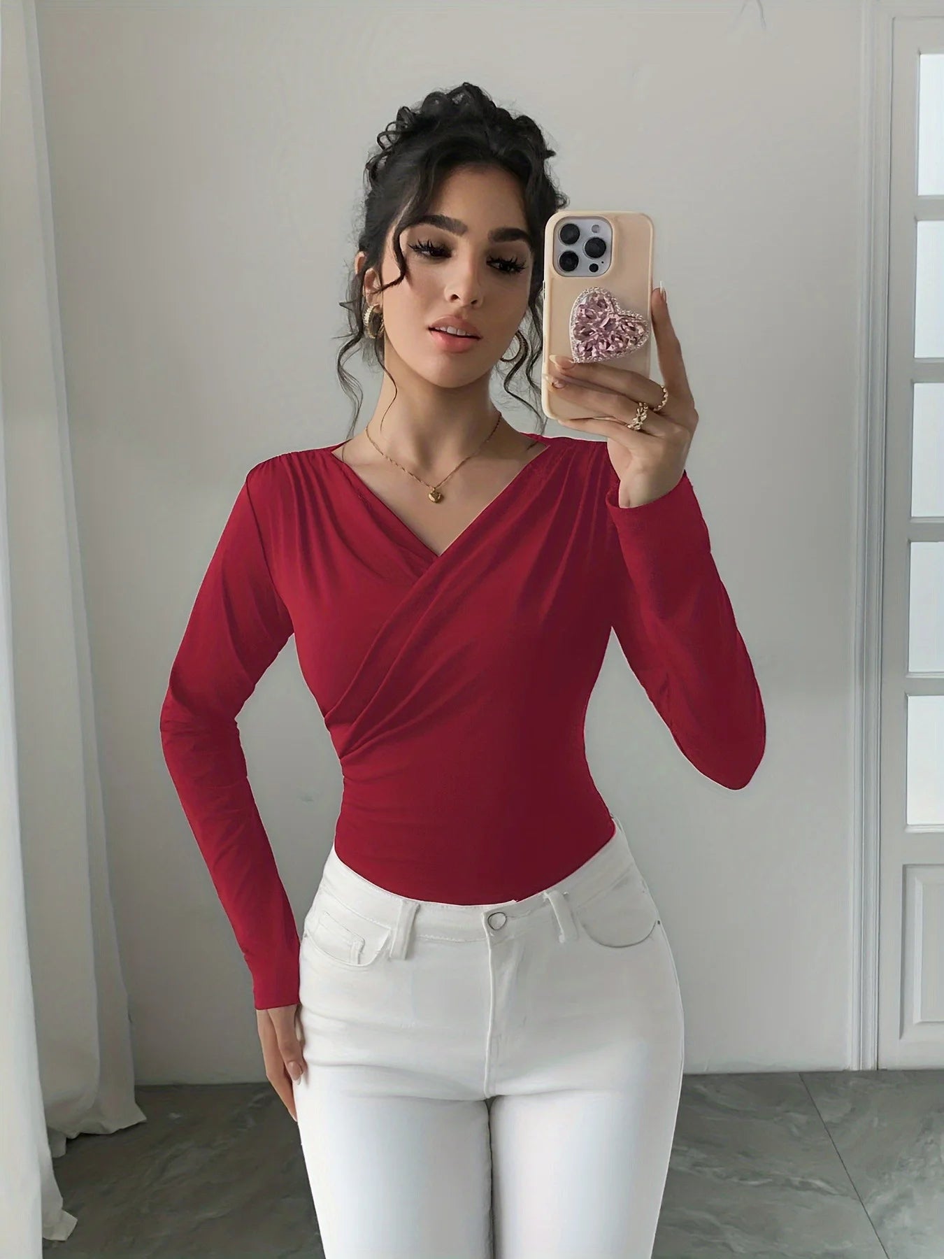 Ruched Off-Shoulder Top