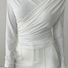 Ruched Off-Shoulder Top