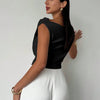 Draped Off-Shoulder Top