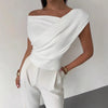 Draped Off-Shoulder Top