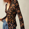 Vintage Floral Mesh Top