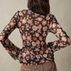 Vintage Floral Mesh Top