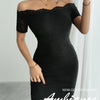 Lace Off-Shoulder Bodycon Dress