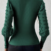 Ruby Puff Sleeve V-Neck Top