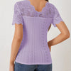 Elegant Lace Sweetheart Top