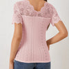 Elegant Lace Sweetheart Top