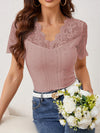 Elegant Lace Sweetheart Top
