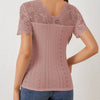 Elegant Lace Sweetheart Top