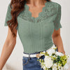 Elegant Lace Sweetheart Top