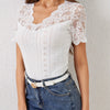 Elegant Lace Sweetheart Top