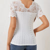 Elegant Lace Sweetheart Top