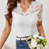 Elegant Lace Sweetheart Top
