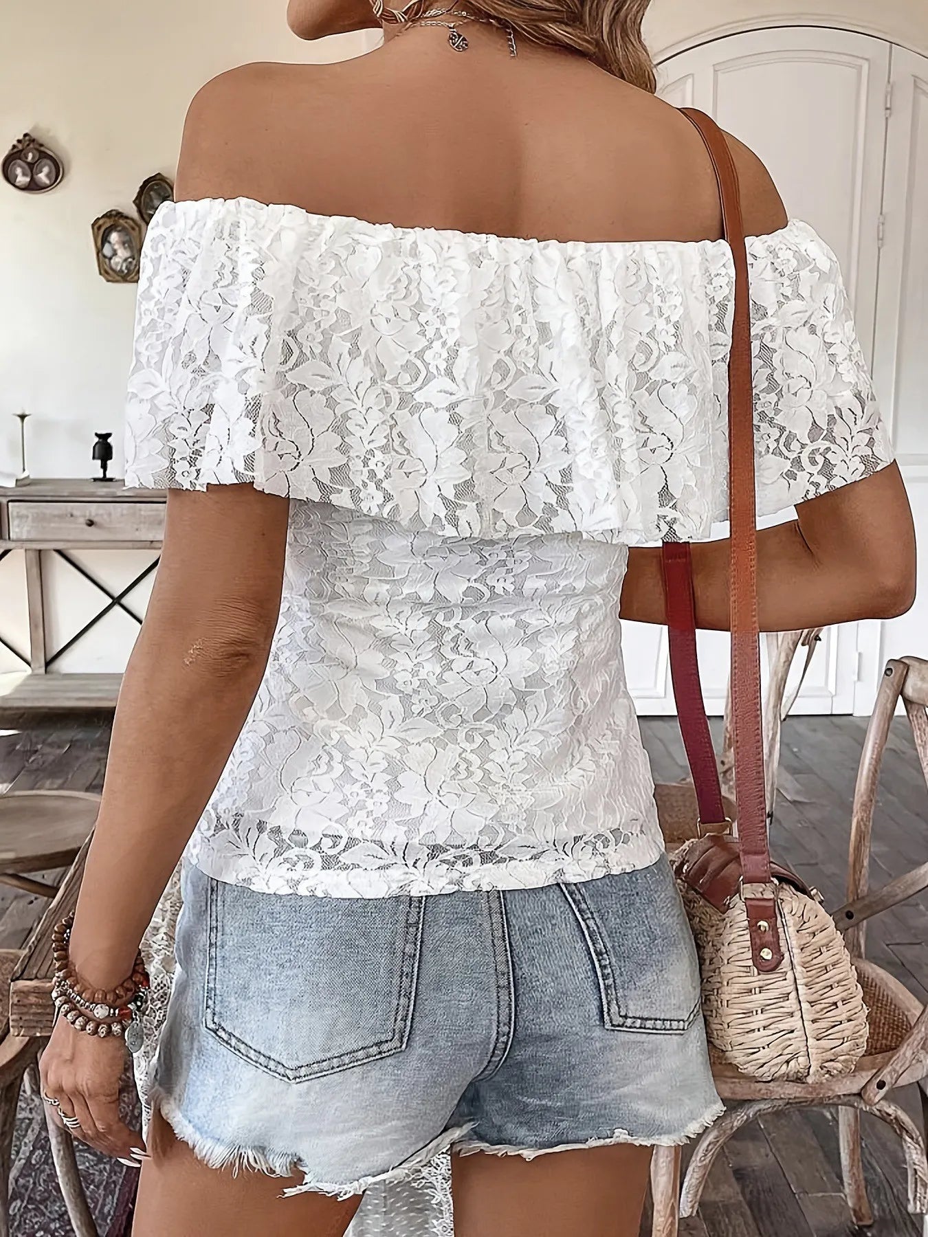 Grace Lace Off-Shoulder Top