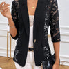 Elegant Lace Blazer Top