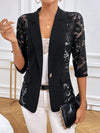 Elegant Lace Blazer Top