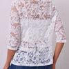 Elegant Lace Blazer Top