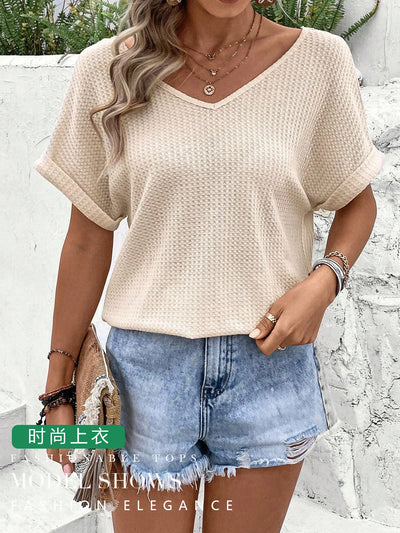 Beige Crochet Back Top