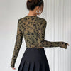 Floral Tie-Front Crop Top