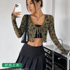 Floral Tie-Front Crop Top