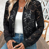 Lace Zip-Up Jacket