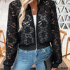 Lace Zip-Up Jacket