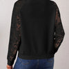Lace Sleeve Zip Jacket