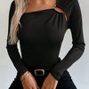 Asymmetrical Cut-Out Top