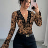 Floral Lace V-Neck Top